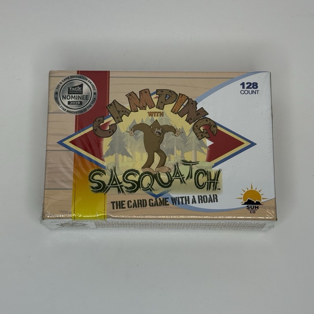 Camping With Sasquatch Card Game With A Roar Sun Company 2022 Brand New Sealed